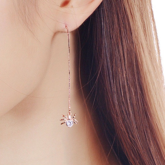 Jewelry - SPIDER DANGLE EARRINGS